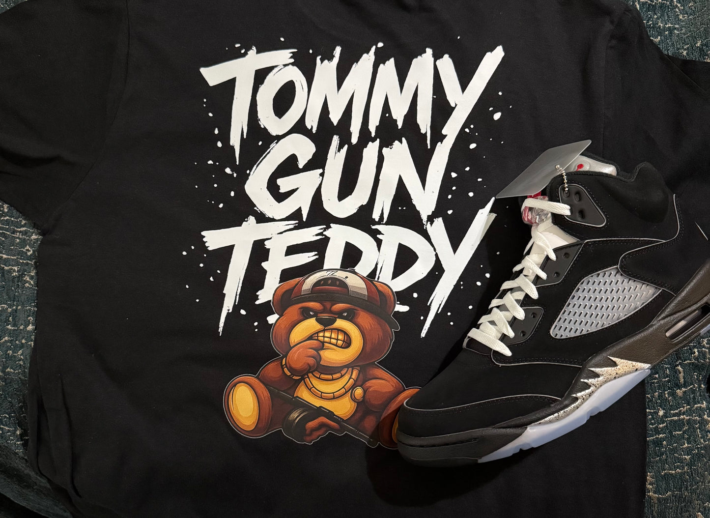 Tommy Gun Teddy Angry T-Shirt