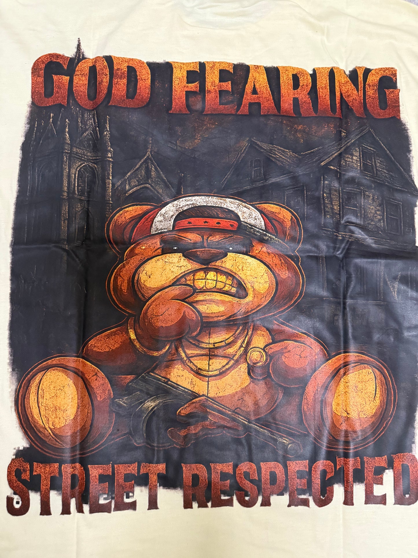 Cream TGT “God Fearing” T-Shirt
